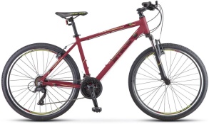 Велосипед STELS Navigator-590 V 26" K010 16" Бордовый/салатовый (LU094324)