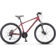 Велосипед STELS Navigator-590 V 26" K010 18" Бордовый/салатовый (LU094324)