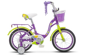 Велосипед STELS Jolly 14" V010 9.5" Фиолетовый (LU092128)