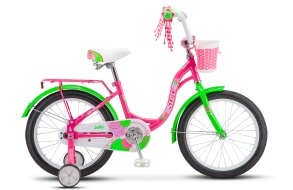 Детский велосипед STELS Jolly 18" V010 розовый/Зеленый