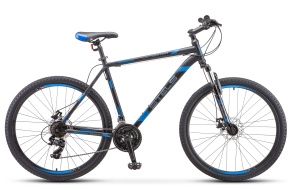 Велосипед STELS Navigator-700 MD 27.5" F010 черный/синий