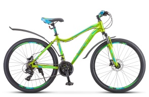 Велосипед STELS Miss-6000 D 26" V010 15" Жёлтый/зелёный (LU093825)