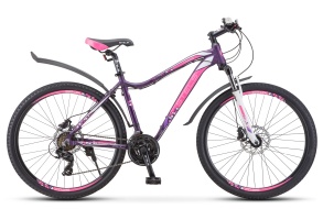 Женский велосипед STELS Miss-7500 D 27.5" V010 Фиолетовый/розовый