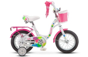 Детский велосипед STELS Jolly 12" V010 8" Белый/розовый (LU094057)