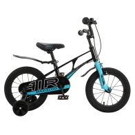Детский Велосипед MAXISCOO  "Air" Standard Plus 14", Черный Аметист, С Ручными Тормозами (2023)