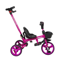 Велосипед 3-х колесный Детский Складной Maxiscoo "Octopus" (2021), с Ручкой Управления, Розовый