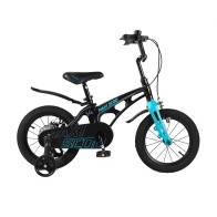 Детский велосипед Maxiscoo "Cosmic" (2022), Стандарт Плюс, 14", Черный Аметист