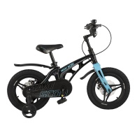 Детский велосипед Maxiscoo "Cosmic" (2022), Делюкс Плюс, 14", Черный Аметист