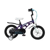Детский велосипед Maxiscoo "Cosmic" (2022), Стандарт Плюс, 14", Фиолетовый