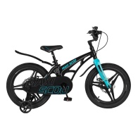 Детский велосипед Maxiscoo "Cosmic" (2022), Делюкс, 18", Черный Аметист