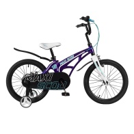 Детский велосипед Maxiscoo "Cosmic" (2022), Стандарт, 18", Фиолетовый