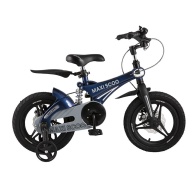 Детский велосипед Maxiscoo "Galaxy" (2022), Делюкс Плюс, 14", Темно-Синий Перламутр