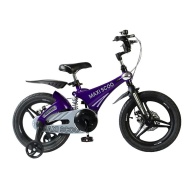 Детский велосипед Maxiscoo "Galaxy" (2022), Делюкс, 16", Фиолетовый Перламутр