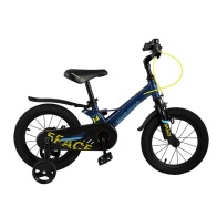 Детский велосипед Maxiscoo "Space" (2022), Стандарт Плюс, 14", Синий