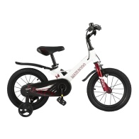 Детский велосипед Maxiscoo "Space" (2022), Стандарт Плюс, 14", Белый Жемчуг