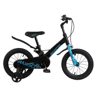 Детский Велосипед MAXISCOO  "Space" Standard Plus 14", Черный Аметист, С Ручными Тормозами (2023)