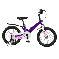 Детский велосипед Maxiscoo "Space" (2022), Стандарт, 16",  Фиолетовый