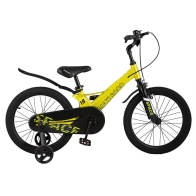 Детский велосипед Maxiscoo "Space" (2022), Стандарт, 18", Желтый