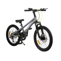 Велосипед 2-х колесный Детский Maxiscoo "Supreme" (2021), 6 Скоростей, 20", Серый Матовый