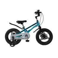 Детский велосипед Maxiscoo "Ultrasonic" (2022), Делюкс Плюс, 14", Аквамарин