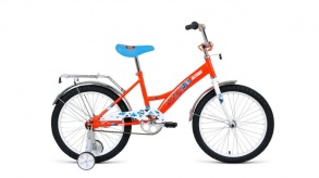 Велосипед FORWARD ALTAIR KIDS 20 белый\оранжевый 13"