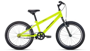 Велосипед Forward ALTAIR MTB HT 20 1.0 зеленый\серый 20" 10.5"