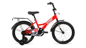 Велосипед FORWARD ALTAIR KIDS 18 (18" 1 ск. ) красный / серебристый