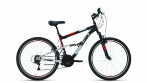 Велосипед Forward ALTAIR MTB FS 26 1.0 (26" 18 ск. рост 18") черный/красный