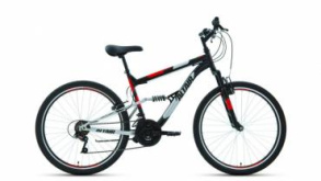 Велосипед Forward ALTAIR MTB FS 26 1.0 (26" 18 ск. рост 18") черный/красный