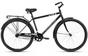 Велосипед ALTAIR CITY 28 high (28" 1 ск. рост 19") 2021, темно-серый/серебристый