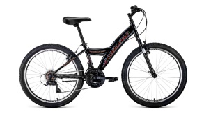 Велосипед FORWARD DAKOTA 24 1.0 (24" 18 ск. рост 13") черный