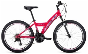 Велосипед Forward DAKOTA 24 1.0 розовый\белый 24" 13"