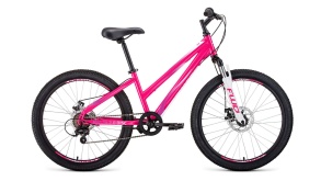 Велосипед FORWARD IRIS 24 2.0 disc розовый 13"