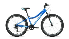 Велосипед FORWARD JADE 27,5 1.0 синий / бирюзовый
