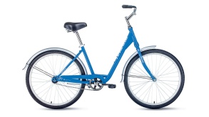 Велосипед FORWARD GRACE 26 1.0 синий\белый 17"