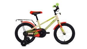 Велосипед FORWARD METEOR 12 (12" 1 ск.) 2020, серый/зеленый, RBKW0LNE1016