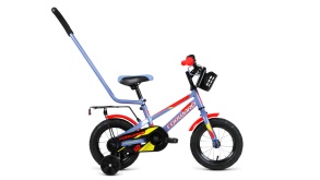 Велосипед FORWARD METEOR 12 (12" 1 ск. ) серый /красный