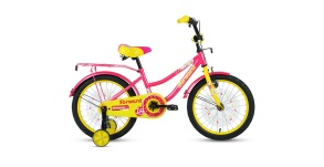 Велосипед FORWARD FUNKY 18 (18" 1 ск. ) фиолетовый\желтый