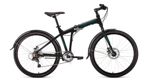 Велосипед Forward TORONTO 26 2.0 disc черный / бирюзовый 26" 14"