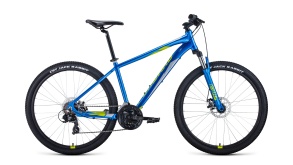 Велосипед Forward APACHE 27,5 2.0 disc синий / зеленый 27,5" 17"