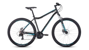 Велосипед FORWARD SPORTING 29 2.0 disc 17" черный / бирюзовый