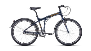 Велосипед FORWARD TRACER 26 3.0 (26" 3 ск. рост 19") синий\оранжевый