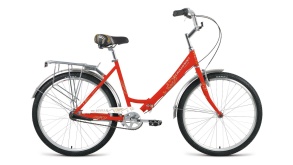 Велосипед FORWARD SEVILLA 26 3.0 красный матовый / белый