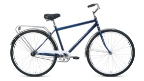Велосипед FORWARD DORTMUND 28 1.0 темно-синий\белый 19"