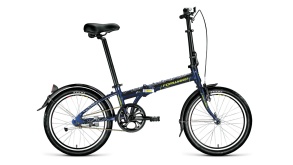 Велосипед FORWARD ENIGMA 20 1.0 синий\зеленый 11"