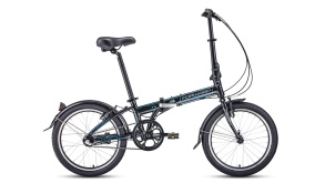 Велосипед Forward ENIGMA 20 3.0 черный\серый 20" 11"