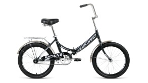 Велосипед FORWARD ARSENAL 20 1.0 черный\серый 14"