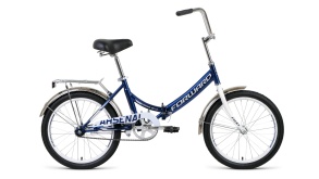 Велосипед FORWARD ARSENAL 20 1.0 темно-синий\серый 14"
