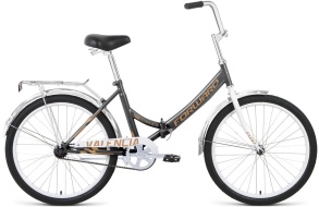 Велосипед FORWARD VALENCIA 24 1.0 серый\бежевый 16"