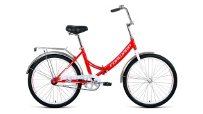 Велосипед FORWARD VALENCIA 24 1.0 красный\серый 16"